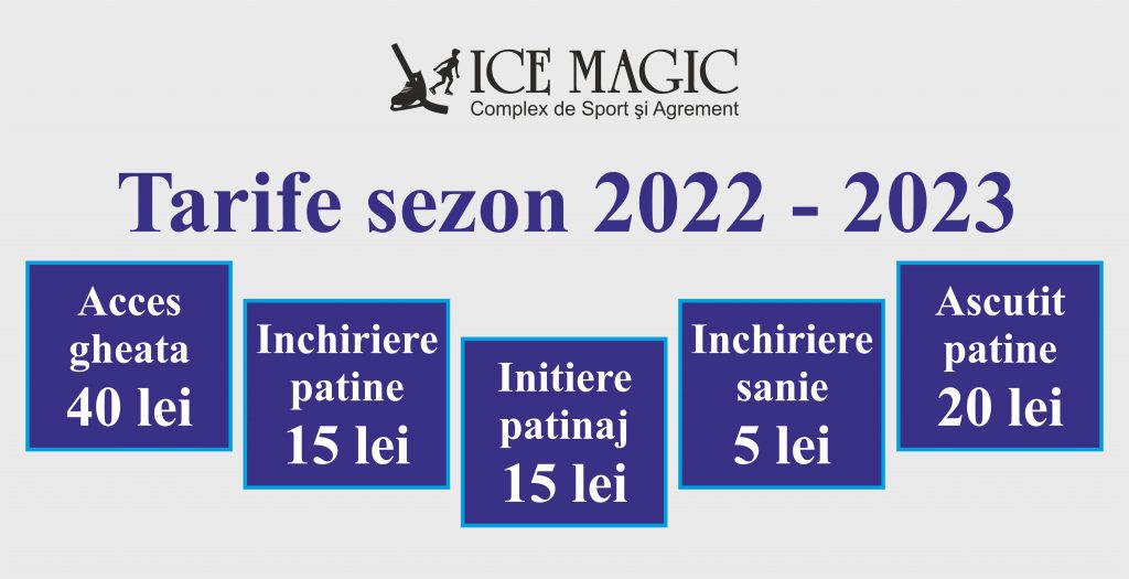 Tarife IceMagic 2022-2023
